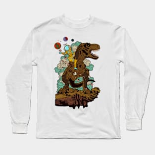 DINOSAUR STRENGTH TAROT Long Sleeve T-Shirt